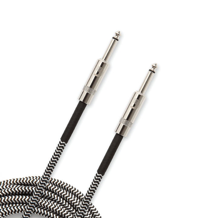 CABLE 6 MT. INSTRUMENTO DADDARIO, BRAIDED, BLACK GREY PW-BG-20BG