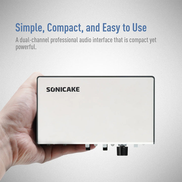 INTERFAZ DE AUDIO SONICAKE, 2 CANALES, SONIC CUBE II QAI-23