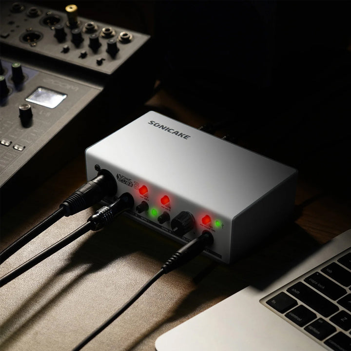 INTERFAZ DE AUDIO SONICAKE, 2 CANALES, SONIC CUBE II QAI-23