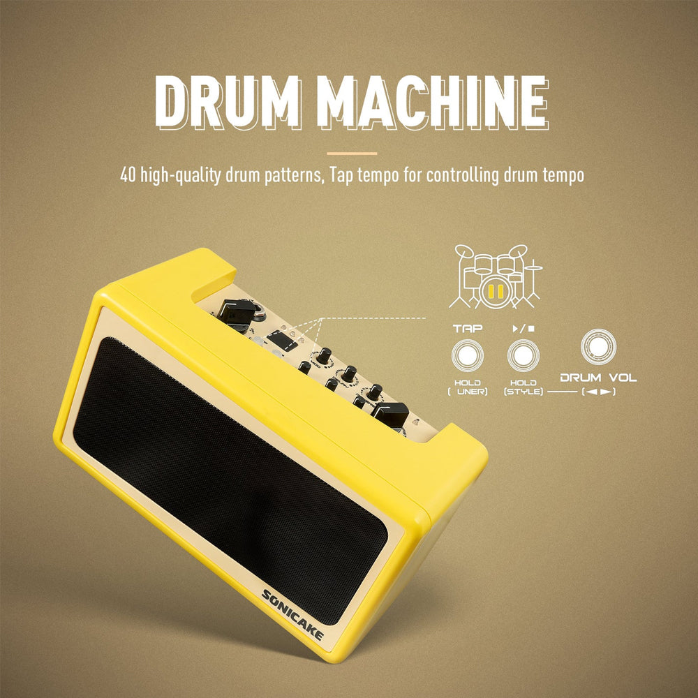 AMPLIFICADOR GUITARRA ELECTRICA SONICAKE,  9 WATT, 2 X 2.5", AMP TOAST QAM-50