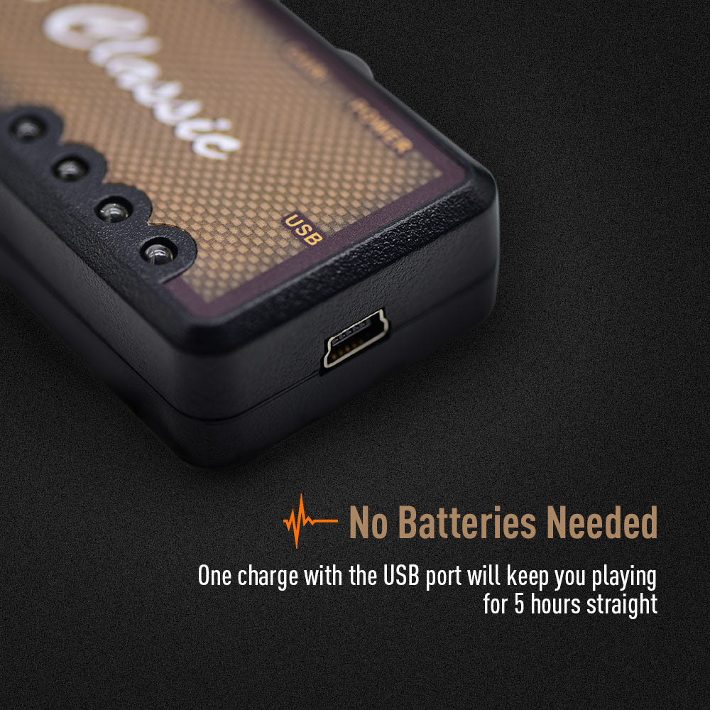 AMPLIFICADOR GUITARRA ELECTRICA PORTATIL SONICAKE CON AUDIFONO, US CLASSIC QAP-2E