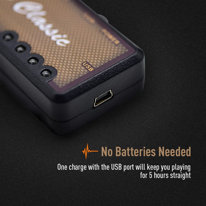 AMPLIFICADOR GUITARRA ELECTRICA PORTATIL SONICAKE CON AUDIFONO, US CLASSIC QAP-2E