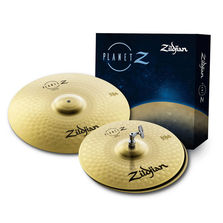 SET PLATILLOS ZILDJIAN PLANET Z (ZP1418) 14" HI HATS, 18" CRASH RIDE