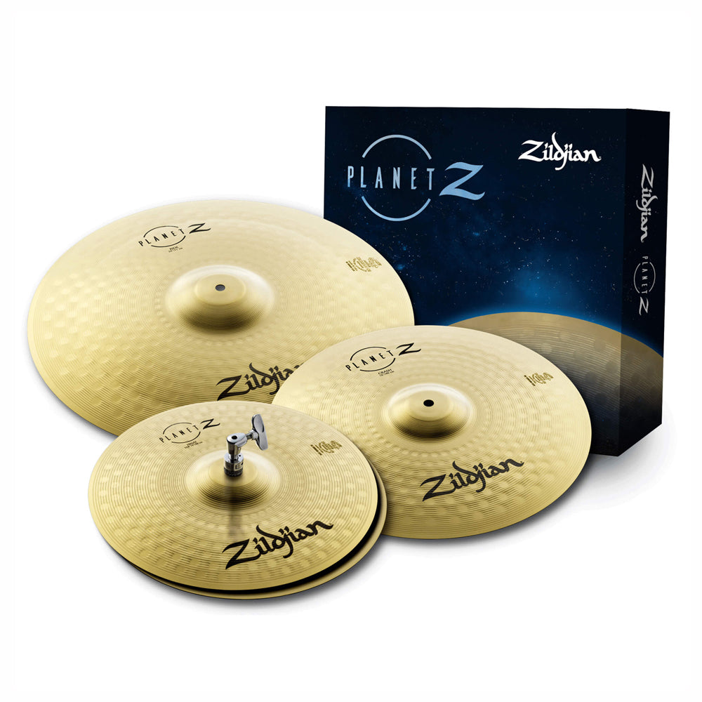 SET PLATILLOS ZILDJIAN PLANET Z (ZP4PK) 14" HI HATS, 16" CRASH, 20" RIDE