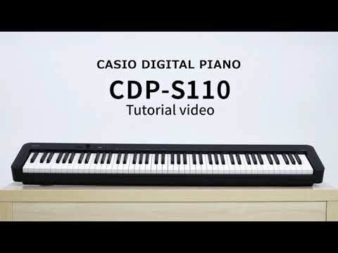 PIANO DIGITAL CASIO CDP-S110WE, 7 OCTAVAS